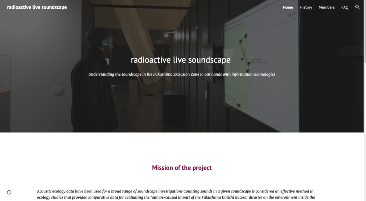 “radioactive live soundscape ” Held